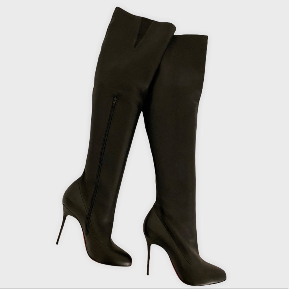 Christian Louboutin Monica Sempre Over The Knee Boots 39.5